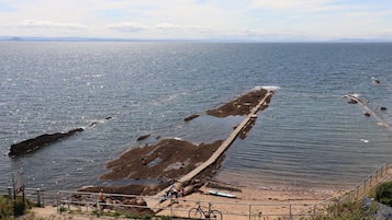 Vlak bij het strand