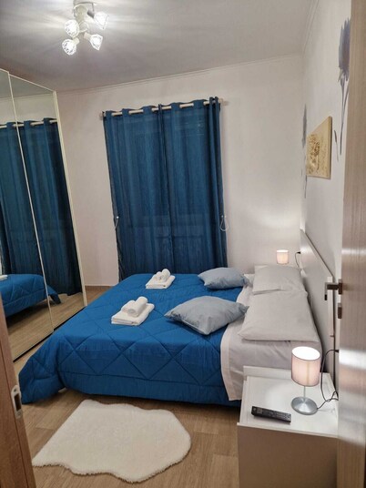 At 5 minutes from the airport fiumicino/roma ,single house 50 sqm , with garden.