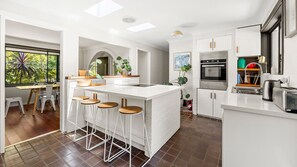 Fridge, microwave, oven, stovetop - Pool Oasis - Swimming Pool - 5 Mins Walk to Beach (Culburra Beach)