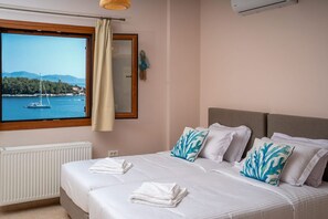 In-room safe, iron/ironing board, travel crib, free WiFi - Beachfront Aetheria House, Wonderful Sea Views, Furnished Terrace, Fiskardo (Kefalonia)