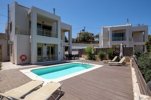 Outdoor pool - Sea View * Beach at 1.3km * BBQ * Private Pool (Tavronitis)