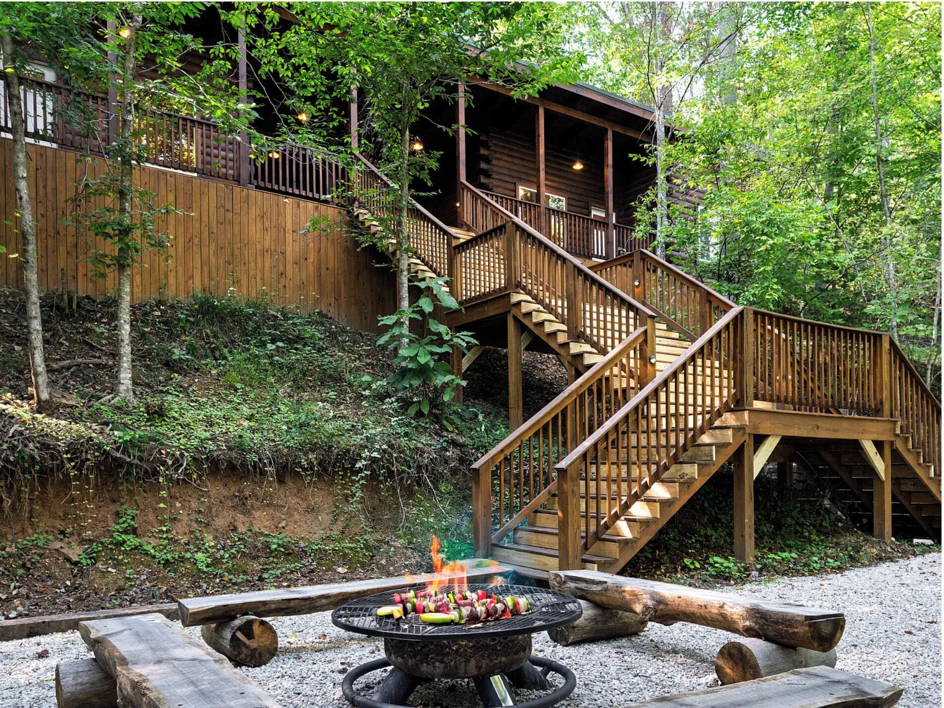 Overnattingsstedets uteområder