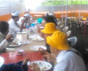 Breakfast buffet - Prayag Kumbh Camp (Karchana)