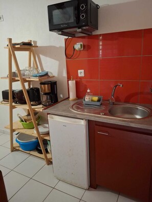 Private kitchen - Bungalow pacifique - Facing the sea - 2 people (Saint-Louis)