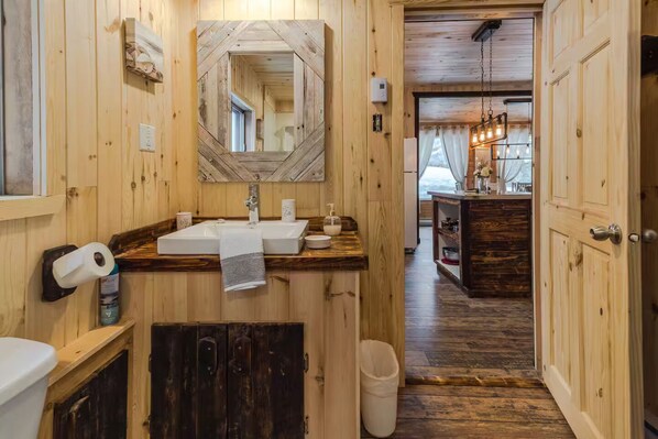 Hair dryer, soap - Chalet le Louna (La Malbaie)