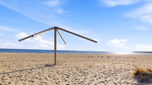 Liegestühle, Strandtücher