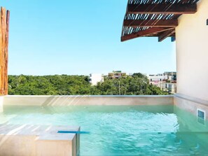 Pool - Astounding 2 BD PH with jacuzzi (Tulum)