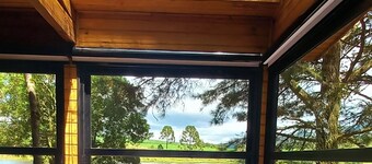 Experience moments of tranquility for two in a hot tub with a view of the stars.