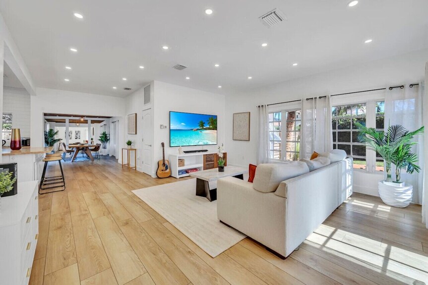 Stunning Tropical Pool House Delray Near The Ocean - 博因頓海灘