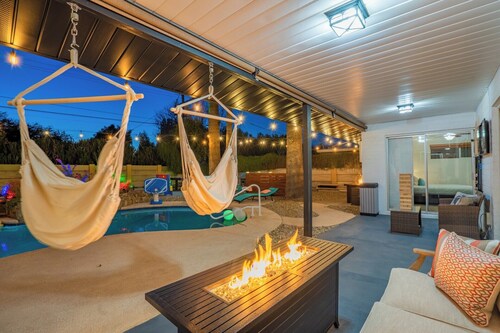 Old Town Oasis:Heated Pool-Golf-Games-FirePit Table-BBQ-YoutubeTv