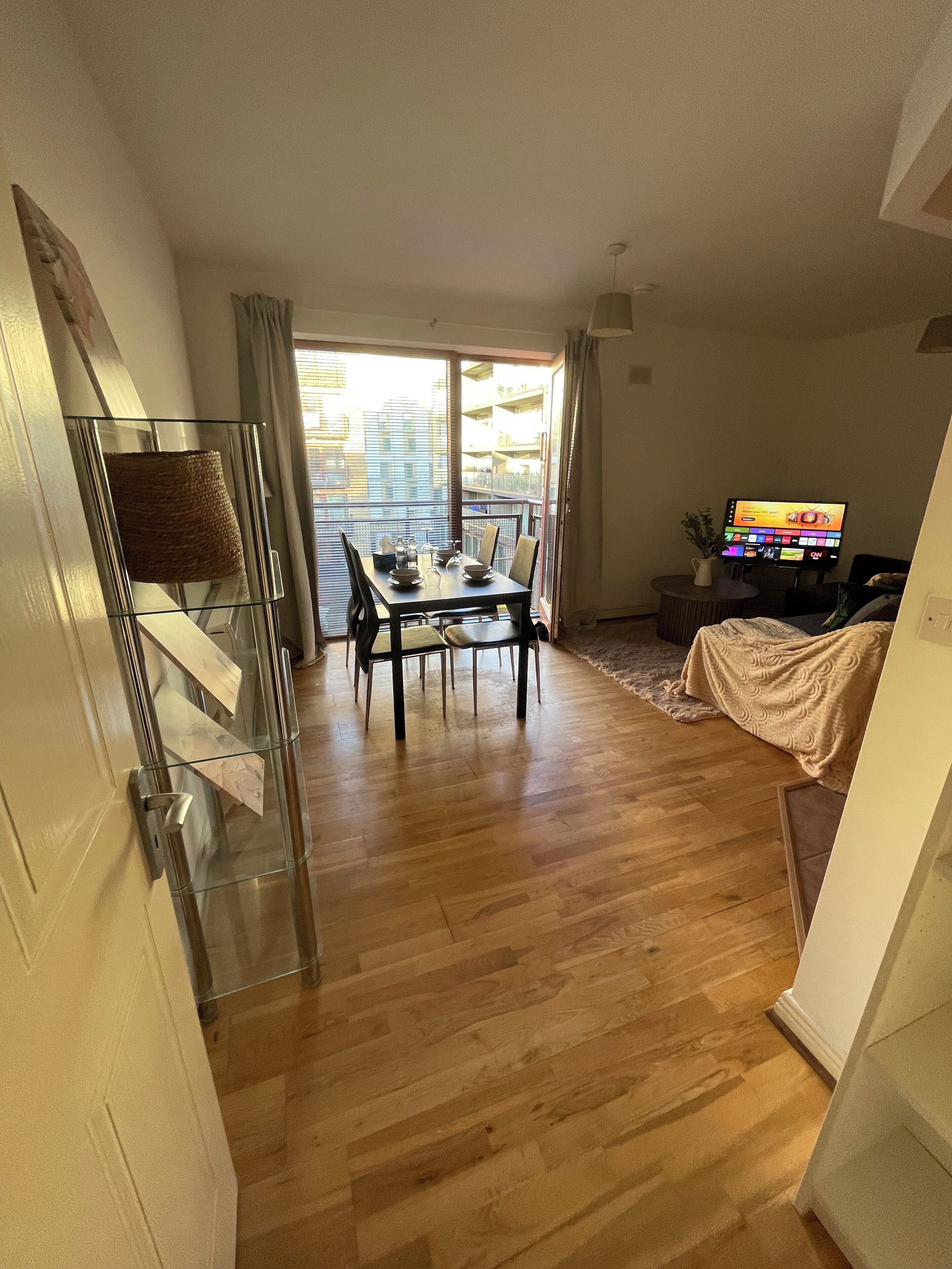 Comfort Apartment, Balcony, Garden View | Living area | Flat-screen TV