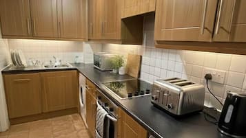 Comfort-Apartment, Balkon, Gartenblick | Eigene Küche