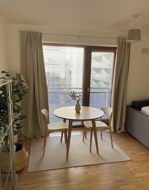Comfort Apartment, Balcony, Garden View | Living area | Flat-screen TV - Apartment near 3Arena and Dublin Port (Dublin)