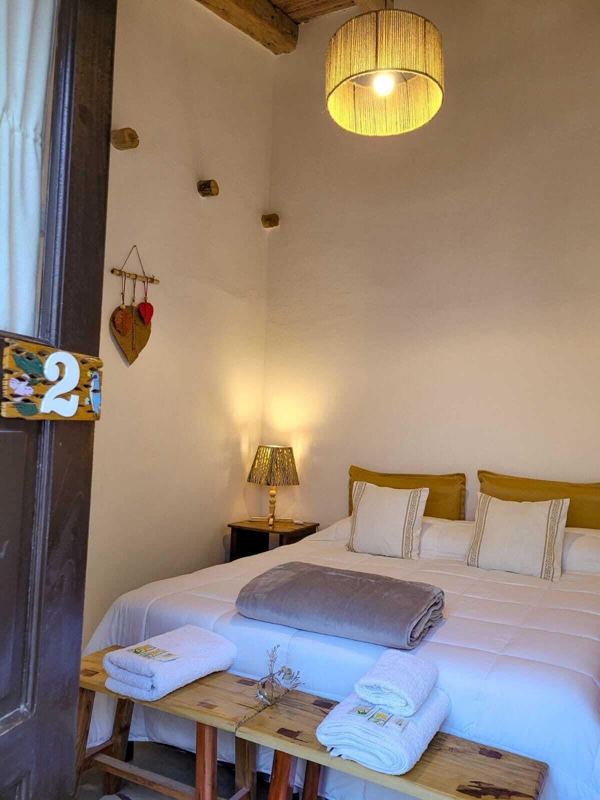 Habitación doble Deluxe, patio, vista al patio | Wifi gratis 