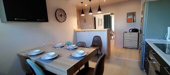 Room with direct access to terrace in apartment in Mulhouse center