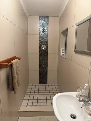 Shower, hair dryer, towels, soap - Sunny Snooze - Cosy 2 or 4 sleeper in Cape Town (Cape Town)