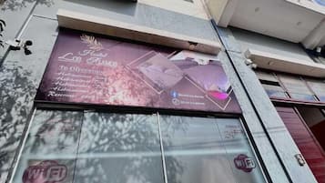 Majoituspaikan julkisivu