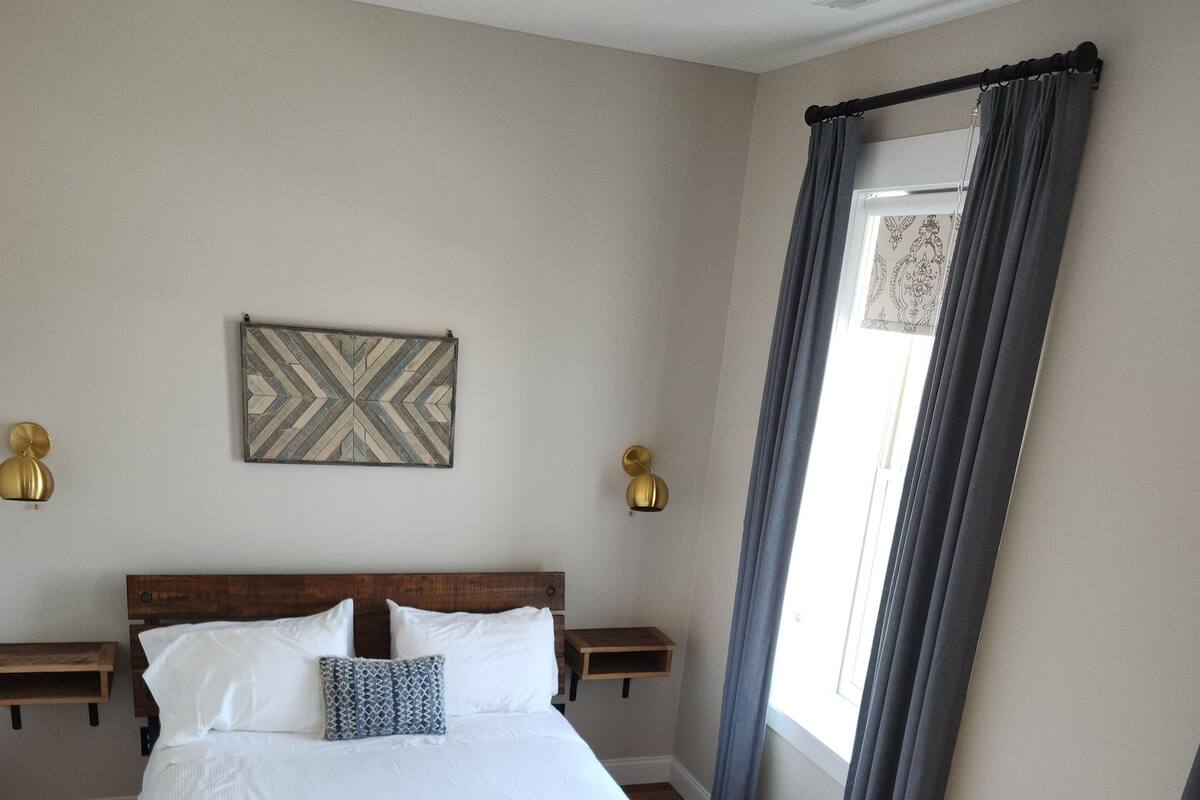 Estúdio superluxo, vista para o rio | Cortinas blackout, ferros/tábuas de passar roupa, Wi-Fi de cortesia