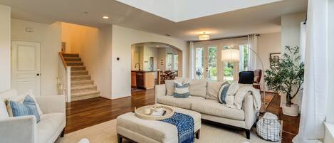 TV connectée, cheminée