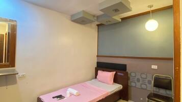 Desk, laptop workspace, free WiFi