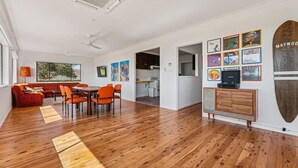 Interior - The Spot | Absolute Beachfront 70s Home with Amazing Ocean Views! (Wooli)