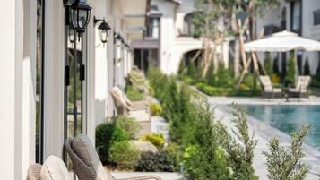 One Bedroom Villa Pool View | Terrasse/Patio