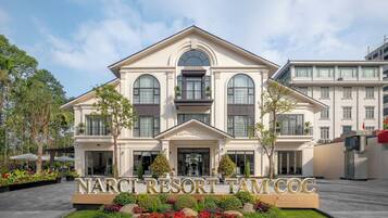 Fassade der Unterkunft