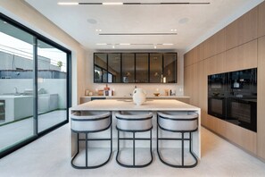 Microwave, oven, stovetop, dishwasher - Stunning 4BR WeHo Residence • Private Pool Lounge • Chef's Kitchen (West Hollywood)