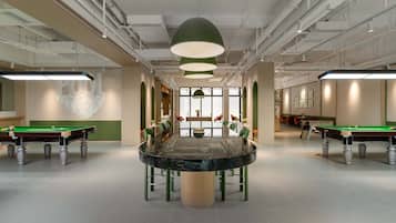 Sala de estar en el lobby