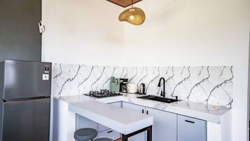 Villa, 5 Bedrooms, Pool View | Private kitchen | Fridge, microwave, stovetop, electric kettle