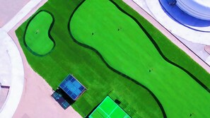 Vue sur le parcours de golf