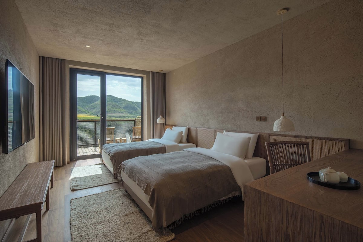 Superior Twin Room, Balcony, Mountain View | View from room