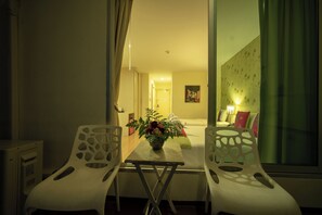 Habitación triple familiar | Terraza o patio