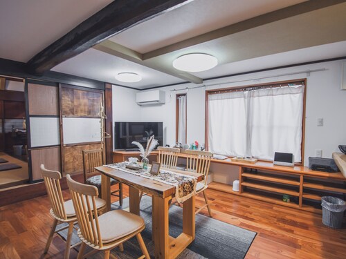 Sado Island 120 year old private house for rent, Kawasaki Romantic House, Irori experience, hinoki cypress bath and storehouse sauna.