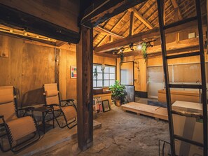 Interior - Sado Island 120 year old private house for rent, Kawasaki Romantic House, Irori experience, hinoki cypress bath and storehouse sauna. (Kawasaki,Sado)