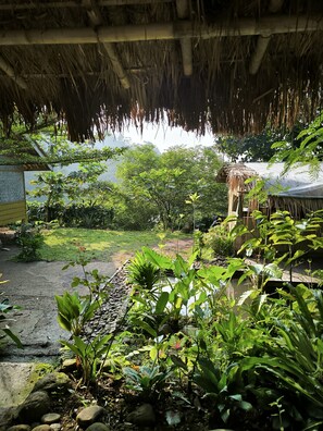 Outdoor banquet area - OZ Cabin by Farmstay Managel (Cianjur)