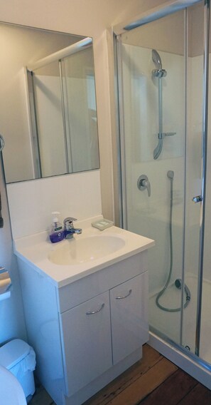 Deluxe Suite, 1 Queen Bed, Private Bathroom, Sea View | Desk, laptop workspace, blackout drapes, soundproofing - Nana Glad's Beach Front Accommodation (Whitianga)