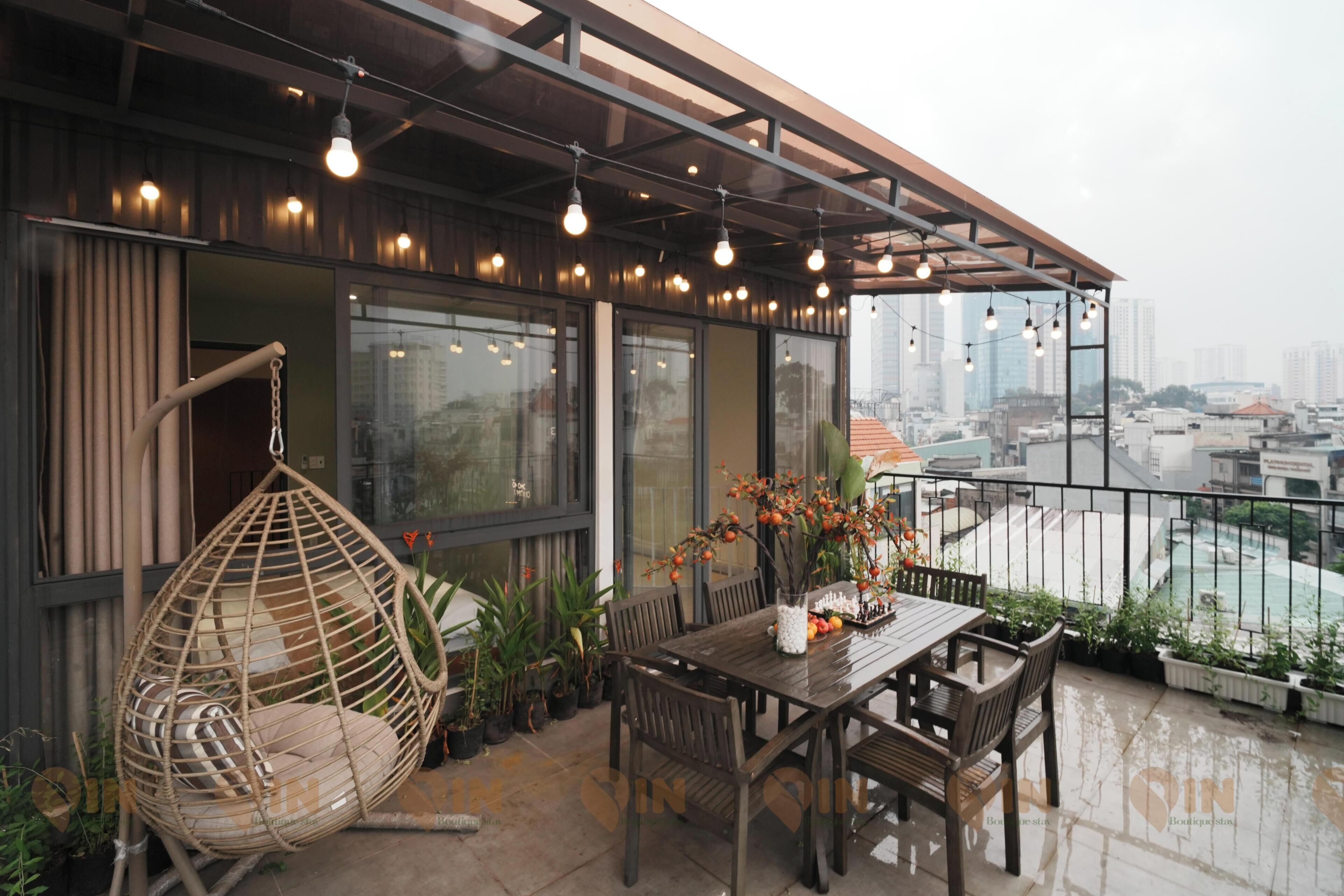 Ático de lujo, vistas a la ciudad | Terraza o patio
