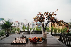Penthouse Luxe, vue ville | Balcon