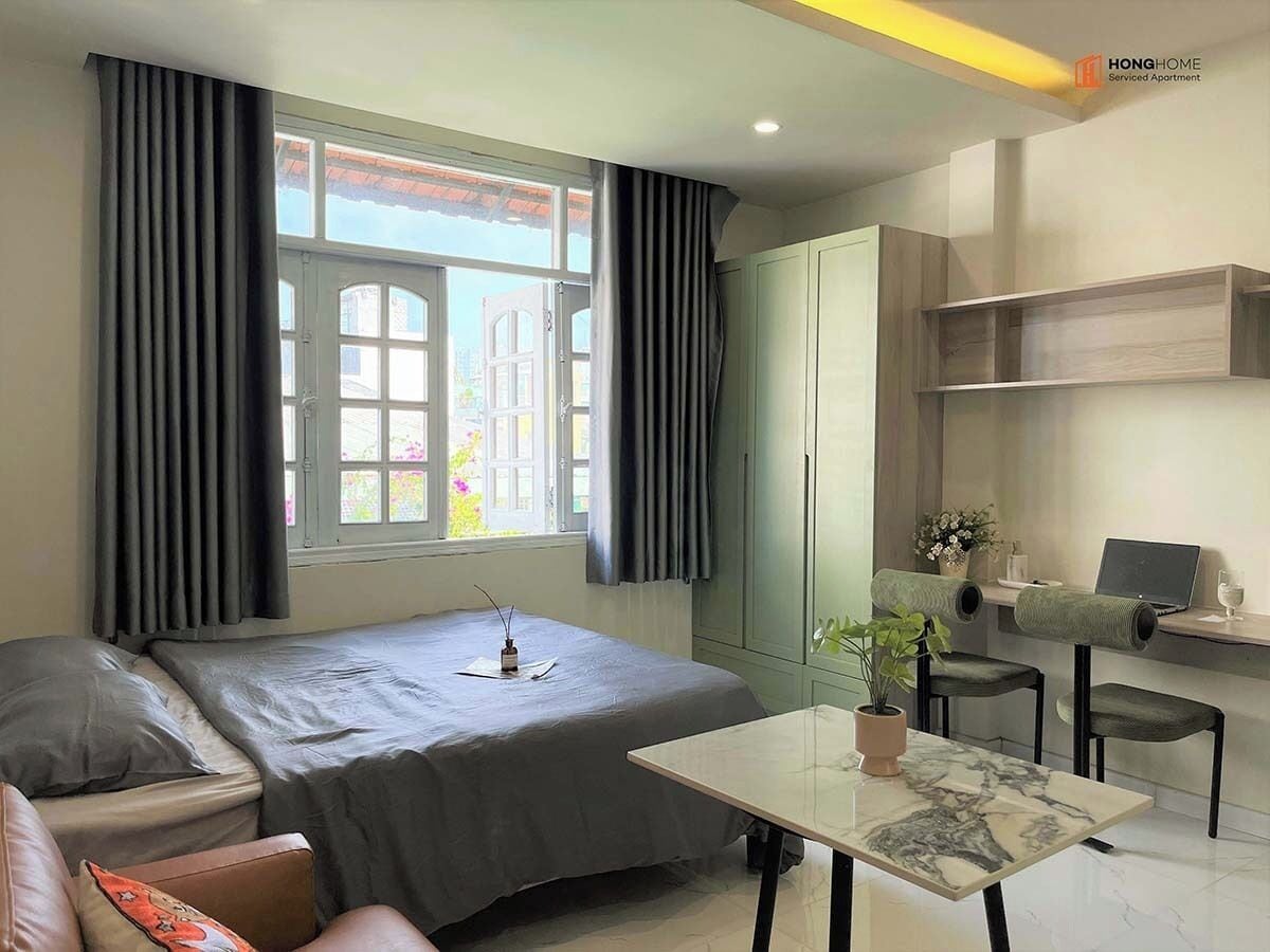 Standard Studio, City View | Soundproofing, free WiFi, wheelchair access