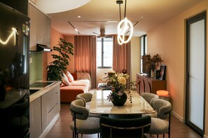 Penthouse Luxe, vue ville | Cuisine privée