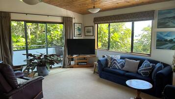 Smart TV, books, stereo, printers