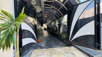 Entrée de l’hébergement