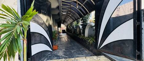 Entrada de la propiedad