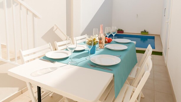 Outdoor dining - Il-qastna Holiday House-zejtun (Zejtun)