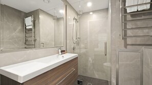 Shower, hair dryer