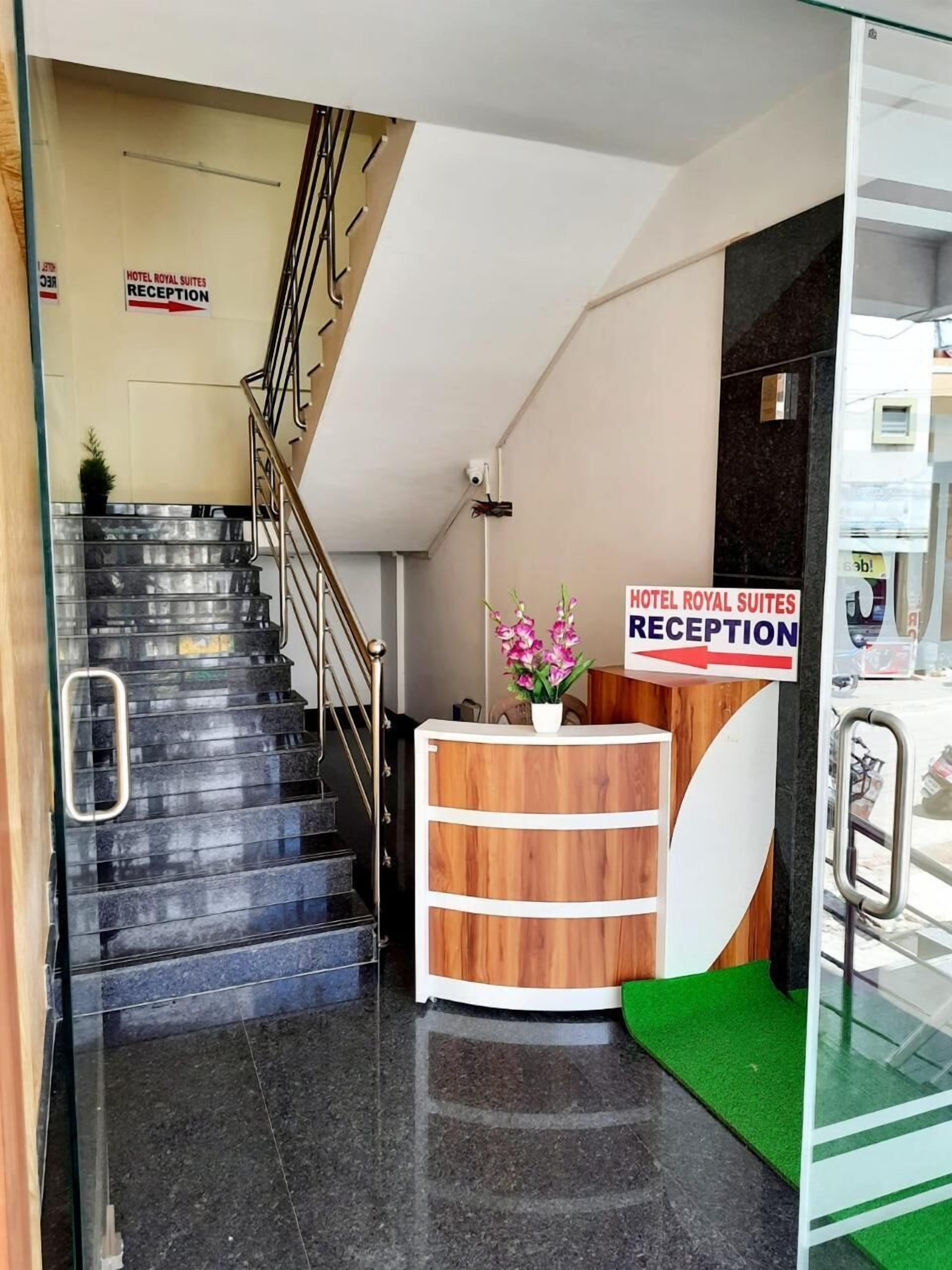 Majoituspaikan sisäänkäynti