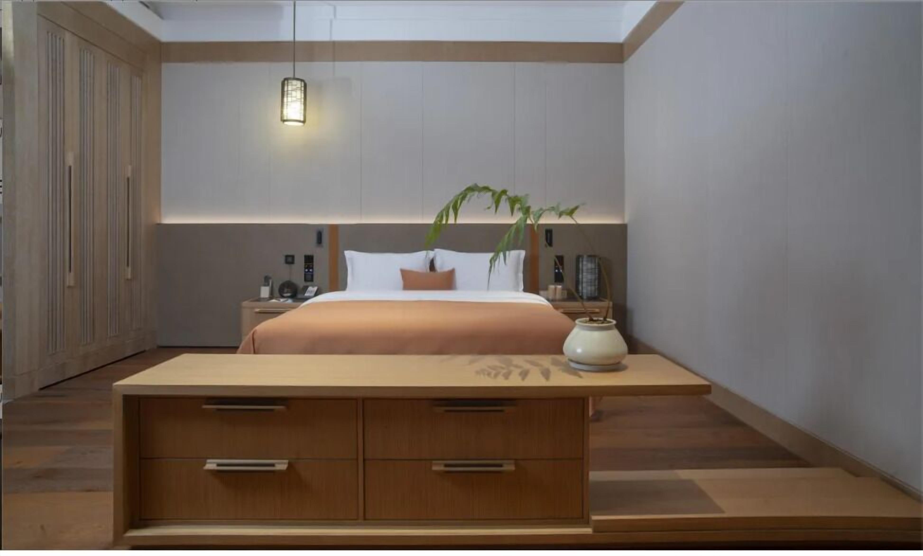 In-room safe, desk, laptop workspace, blackout curtains