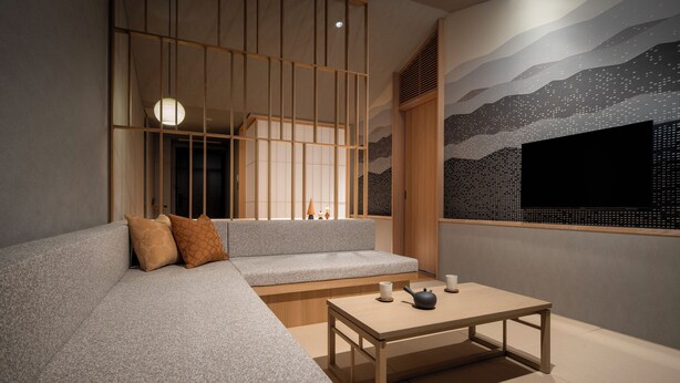 Japanese-style Room with Open-air Bath for 2 people, Non Smoking - Hoshino Resorts KAI Kusatsu (Kusatsu)