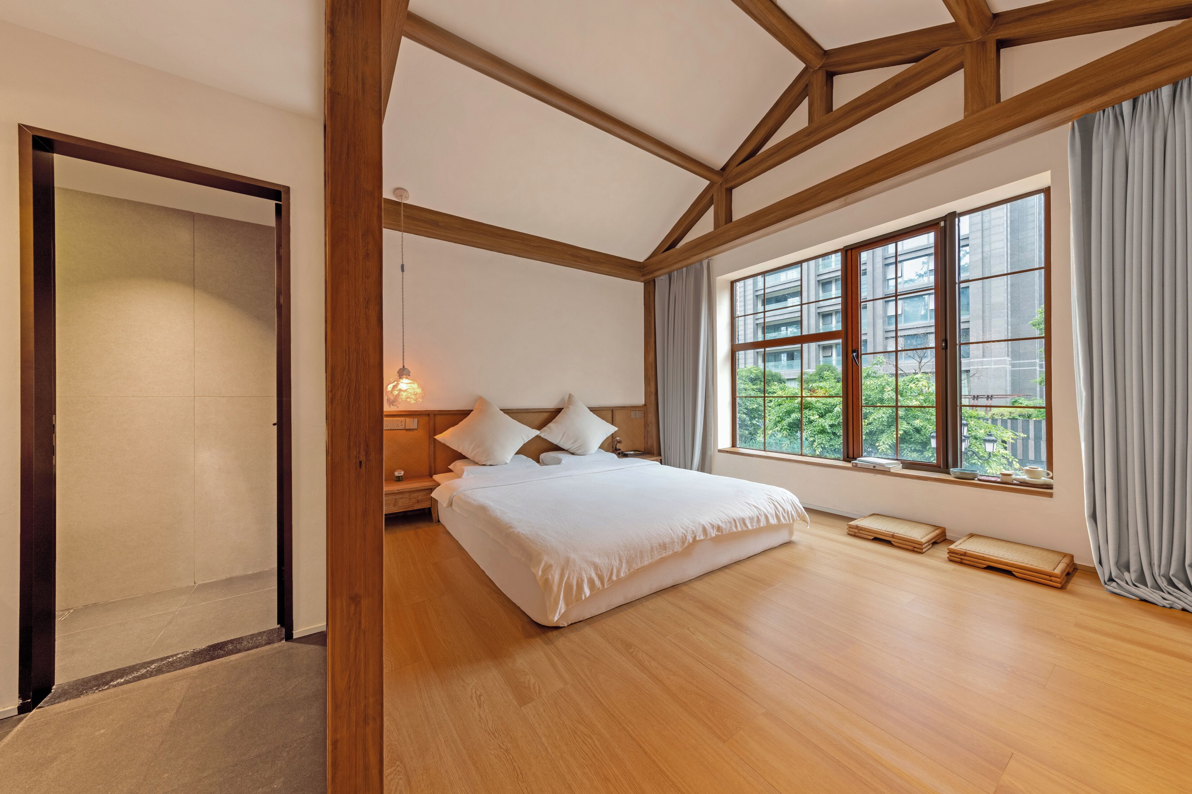 Basic Double Room, City View | View from room